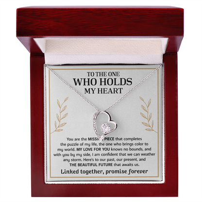 Promise Necklace Gift for Girlfriend Birthday love necklace soulmate jewelry