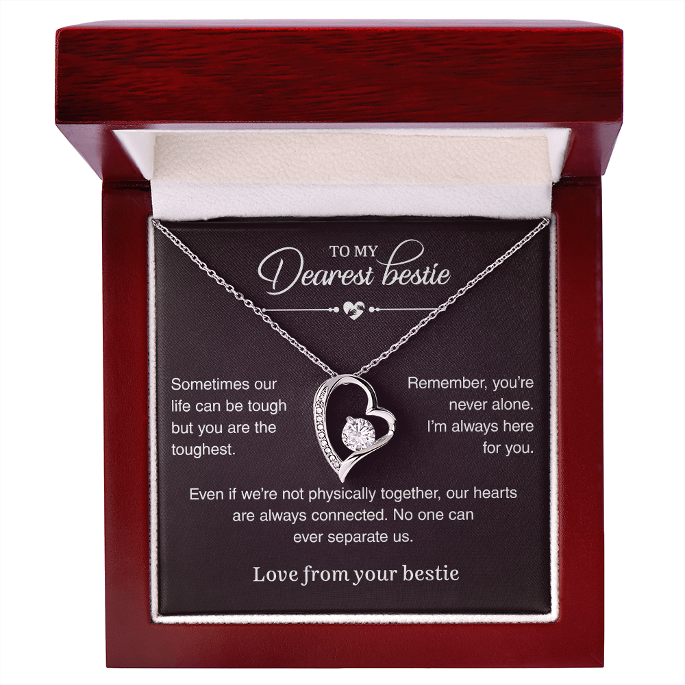 Gold Heart Necklace For Her - Special Gift For Best Friend