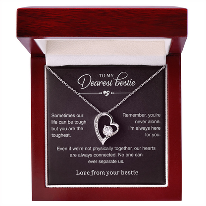 Gold Heart Necklace For Her - Special Gift For Best Friend