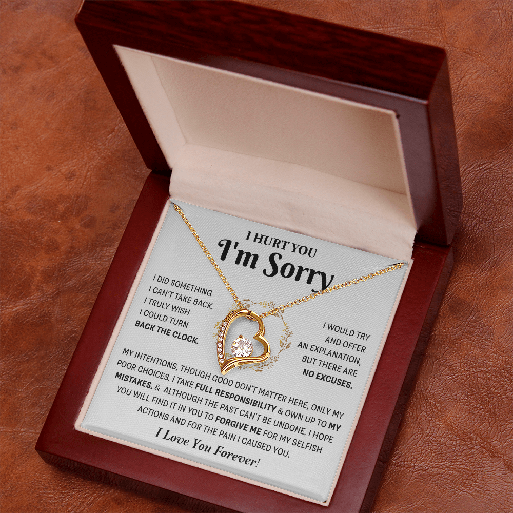 Apology Gifts Birthday Jewelry for Wife Forever Love necklace for women