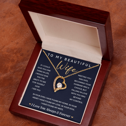 To My Soulmate Neckalce,  Every detail sparkles just like her