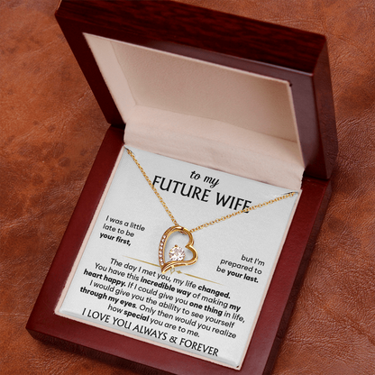 To My Future Wife Necklace, Birthday Gift for Her