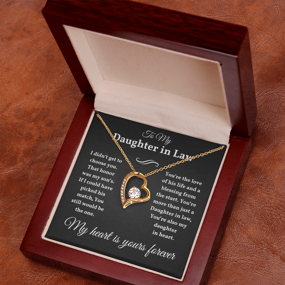 Daughter In Law Necklace From Mother, Daughter In Law Birthday Gifts
