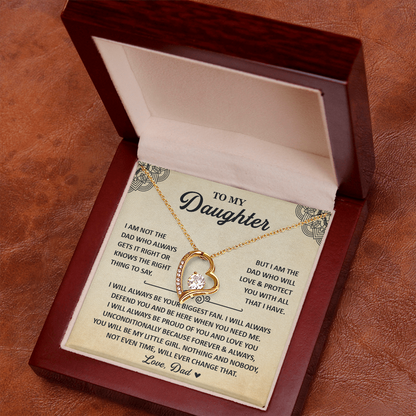 Daughter Necklace From Mom, 925 Sterling Silver Necklace