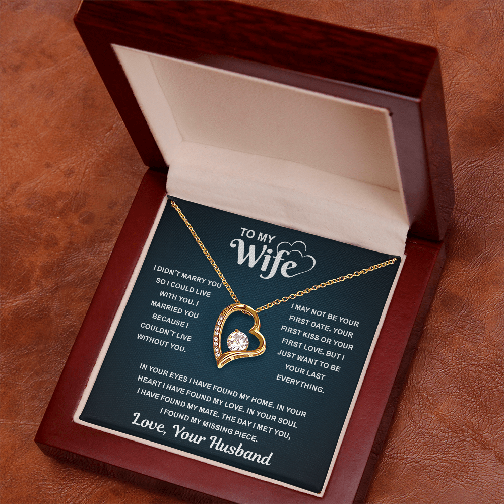 Best Gifts for Wife, When Your Wife Puts It On, Her Heart Shines Through
