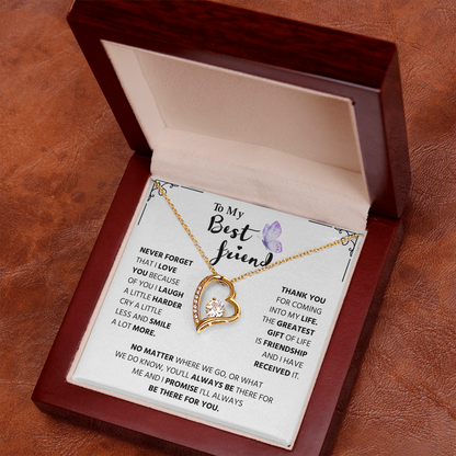Gifts for Best Friend, Forever Love Necklace