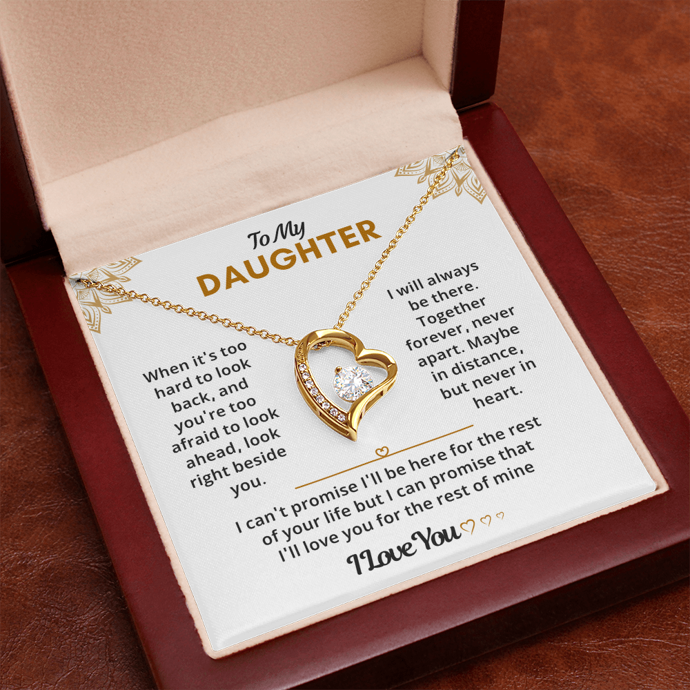 Daughter Necklace from Dad, She glows like she was born for this moment