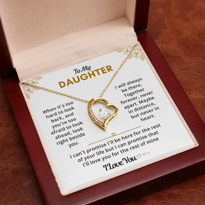 Daughter Necklace from Dad, She glows like she was born for this moment