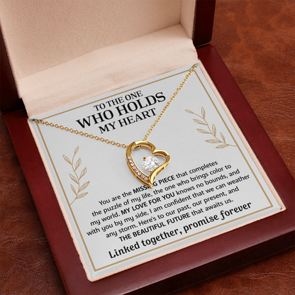 Promise Necklace Gift for Girlfriend Birthday love necklace soulmate jewelry