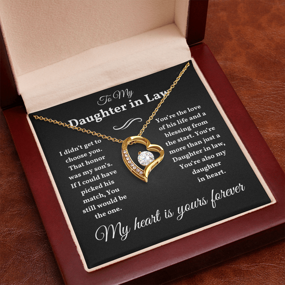Daughter In Law Necklace From Mother, Daughter In Law Birthday Gifts