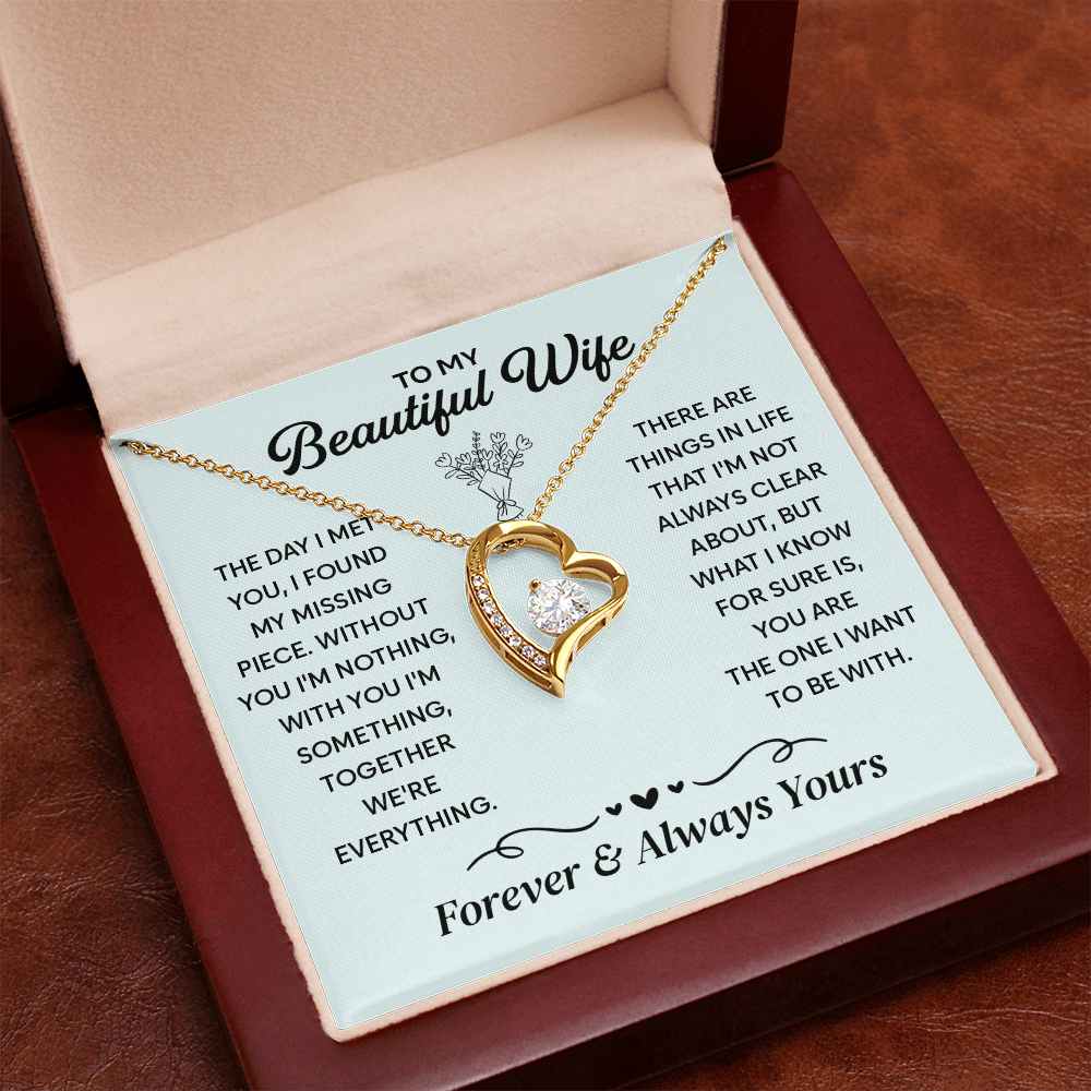 Necklace from Husband, Forever Love Necklace
