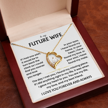 To My Future Wife Necklace, Wife Necklace From Husband