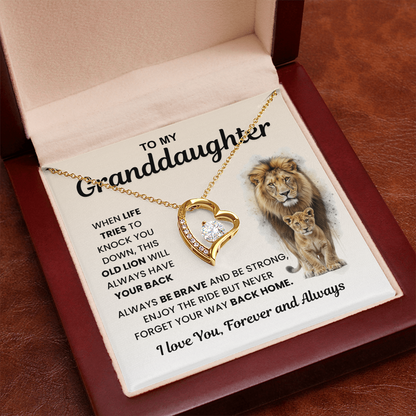 Gifts From Grandma And Grandpa, Light finds her, not the necklace