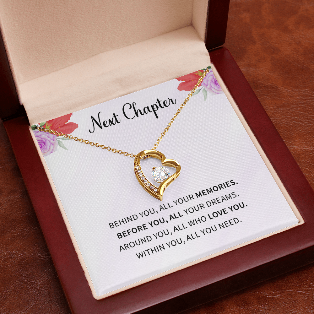 New Chapter Fresh Start Gift for wife from husband Divorcee Love Necklace