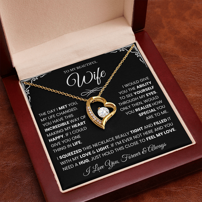 Gifts for Wife from Husband, Forever Love Necklace