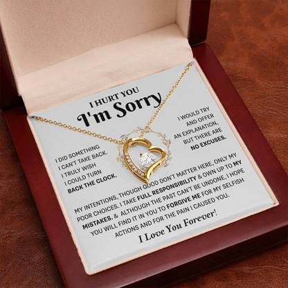 Apology Gifts Birthday Jewelry for Wife Forever Love necklace for women