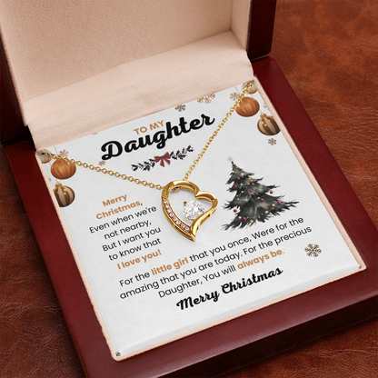 Christmas Gifts for Daughter, She glows brighter wearing this necklace