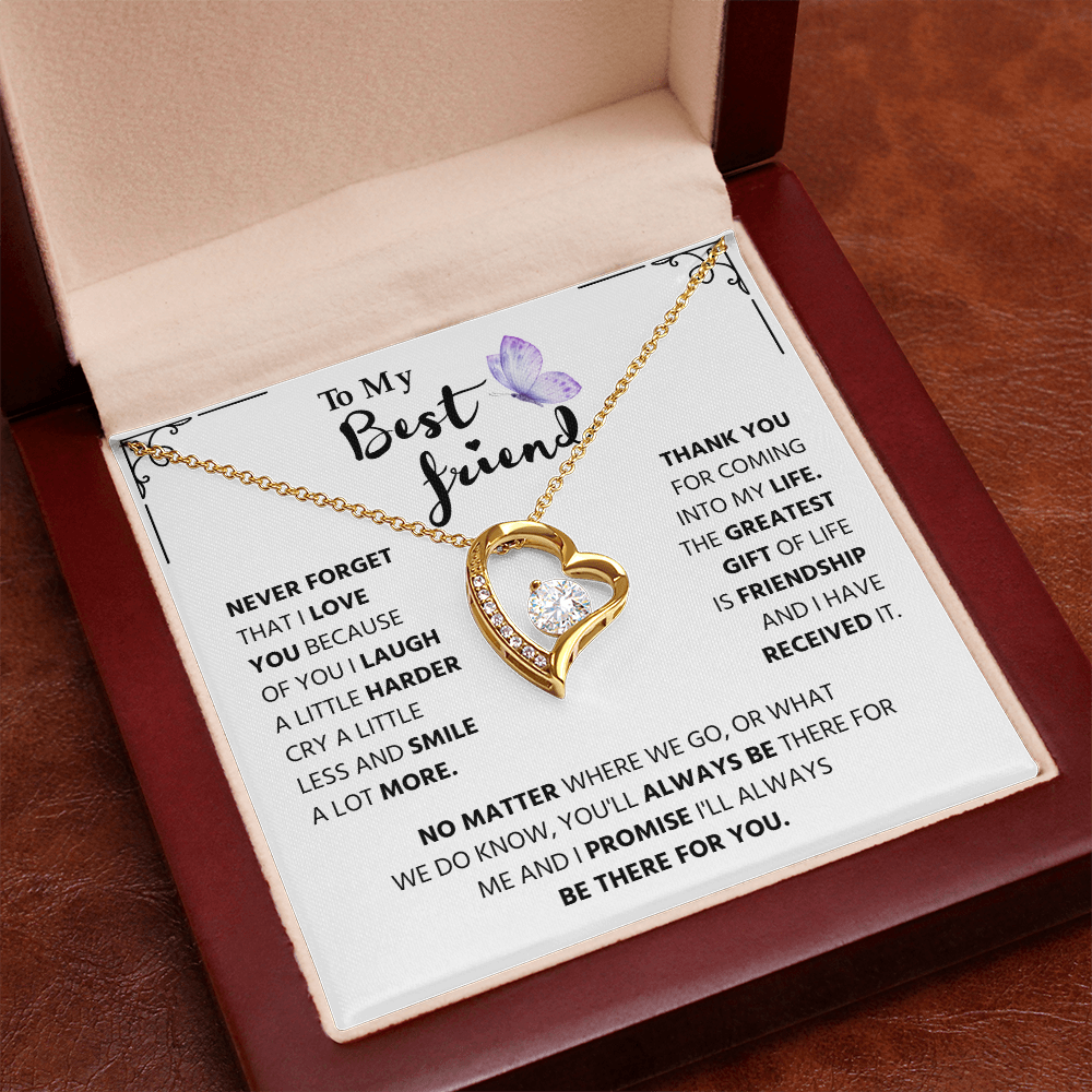 Gifts for Best Friend, Forever Love Necklace