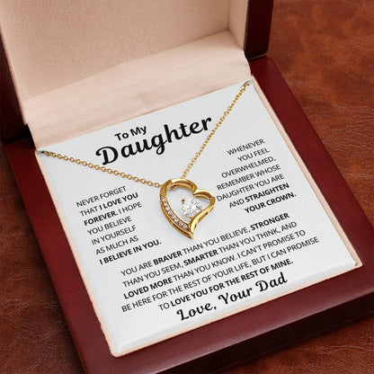 Mother Daughter Necklace, It Highlights The Warmth in Her Smile
