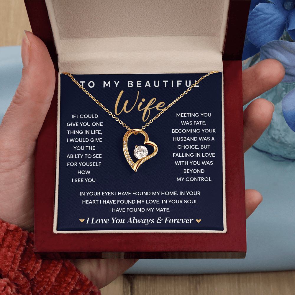 To My Soulmate Neckalce,  Every detail sparkles just like her
