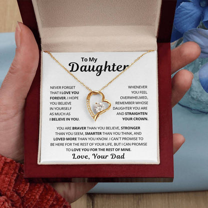 Mother Daughter Necklace, It Highlights The Warmth in Her Smile