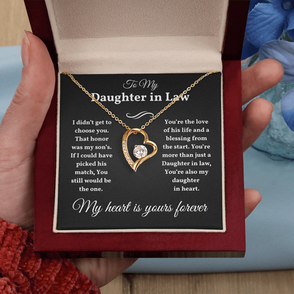 Daughter In Law Necklace From Mother, Daughter In Law Birthday Gifts