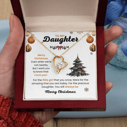 Christmas Gifts for Daughter, She glows brighter wearing this necklace