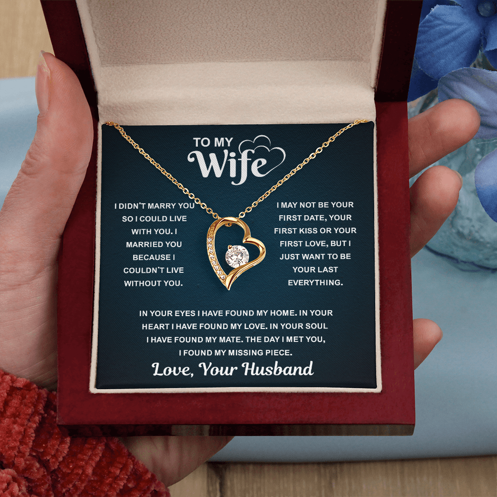 Best Gifts for Wife, When Your Wife Puts It On, Her Heart Shines Through