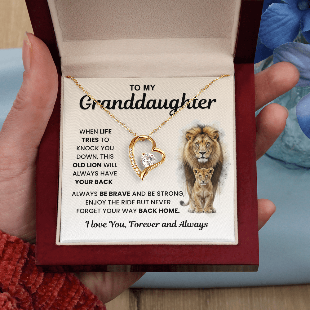 Gifts From Grandma And Grandpa, Light finds her, not the necklace