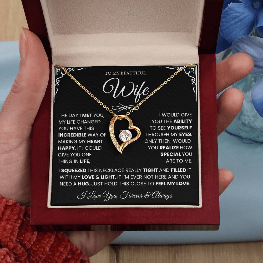 Gifts for Wife from Husband, Forever Love Necklace