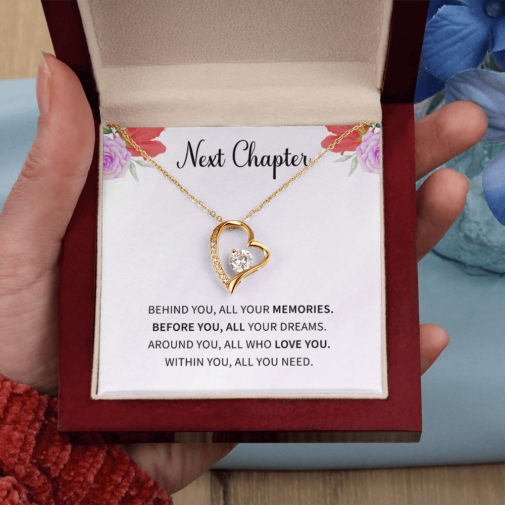 New Chapter Fresh Start Gift for wife from husband Divorcee Love Necklace