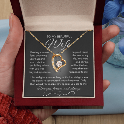 Wife Necklace from Husband, Birthday Gifts for Wife