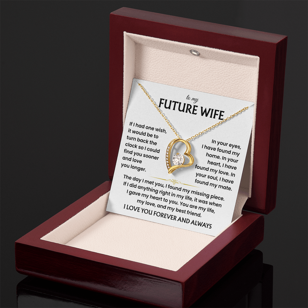 To My Future Wife Necklace, Wife Necklace From Husband