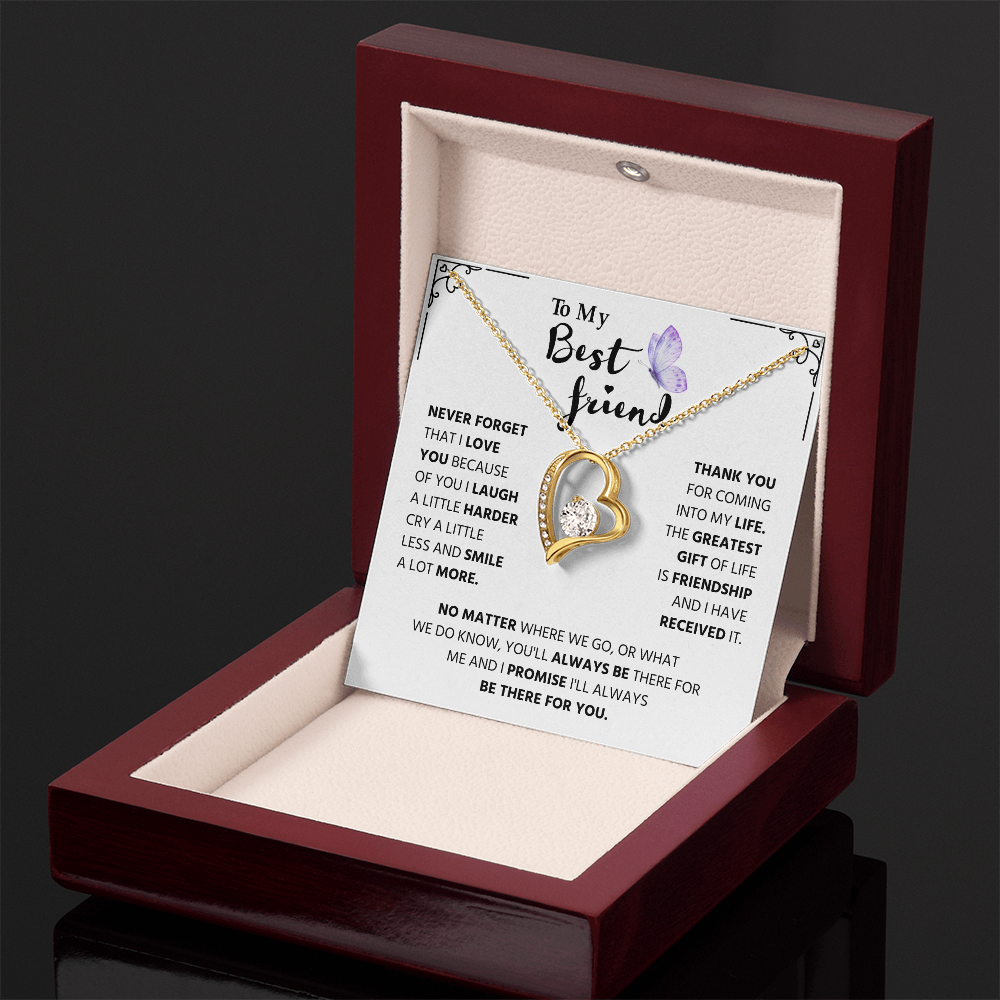 Gifts for Best Friend, Forever Love Necklace