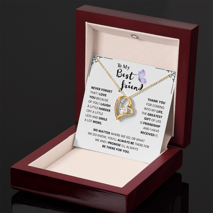 Gifts for Best Friend, Forever Love Necklace