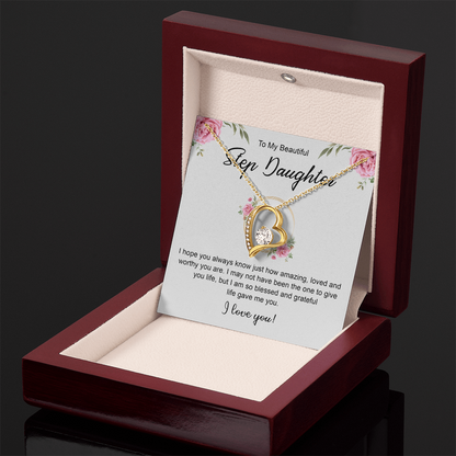 Women's Jewelry Gifts, To My Bonus Daughter Necklace