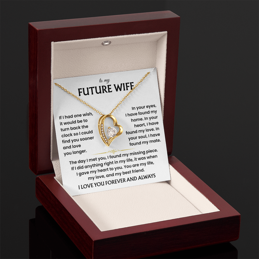 To My Future Wife Necklace, Wife Necklace From Husband