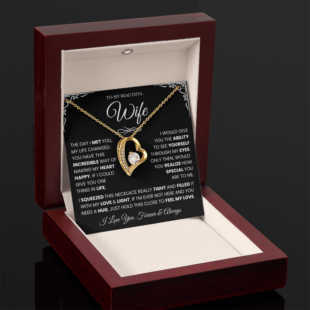 Gifts for Wife from Husband, Forever Love Necklace