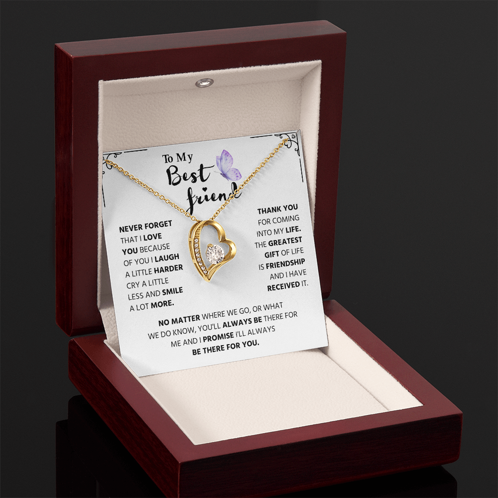 Gifts for Best Friend, Forever Love Necklace