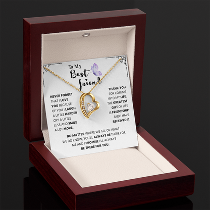 Gifts for Best Friend, Forever Love Necklace