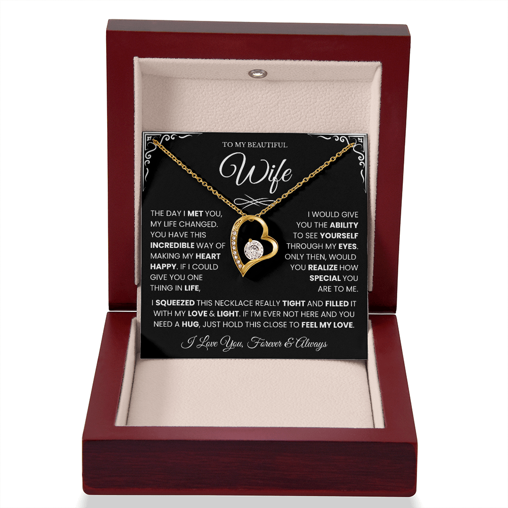 Gifts for Wife from Husband, Forever Love Necklace