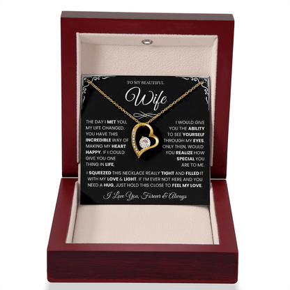 Gifts for Wife from Husband, Forever Love Necklace