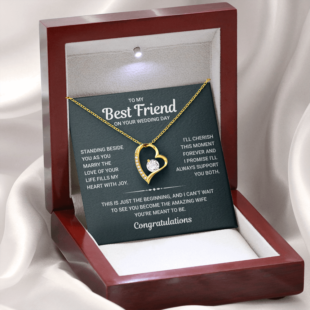 Forever Love Necklace Wedding Present Ideas For Bestie