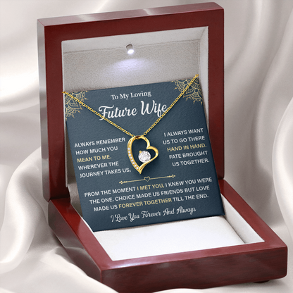 To My Future Wife Heart Necklace - Unique Gifts For Her