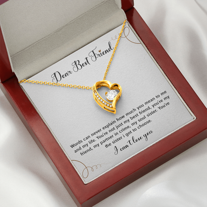 Love Necklace For Women - Touching Gift For Best Friend
