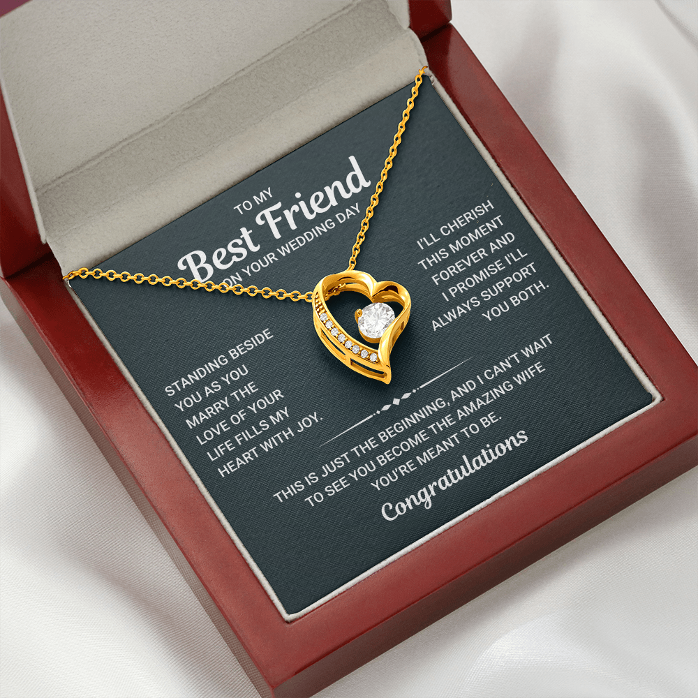 Forever Love Necklace Wedding Present Ideas For Bestie