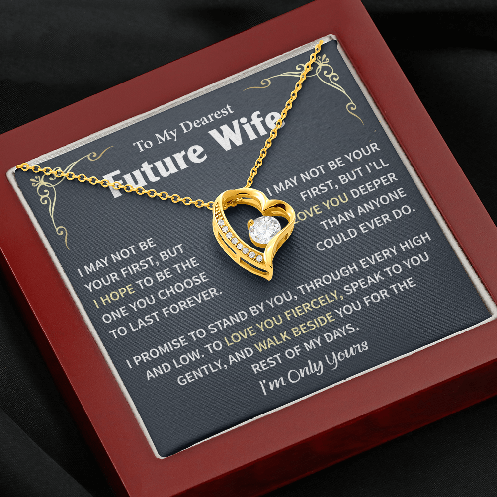Heart Necklace For My Future Wife - Special Gift For Women