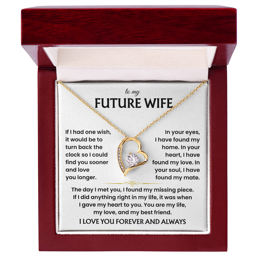 To My Future Wife Necklace, Wife Necklace From Husband