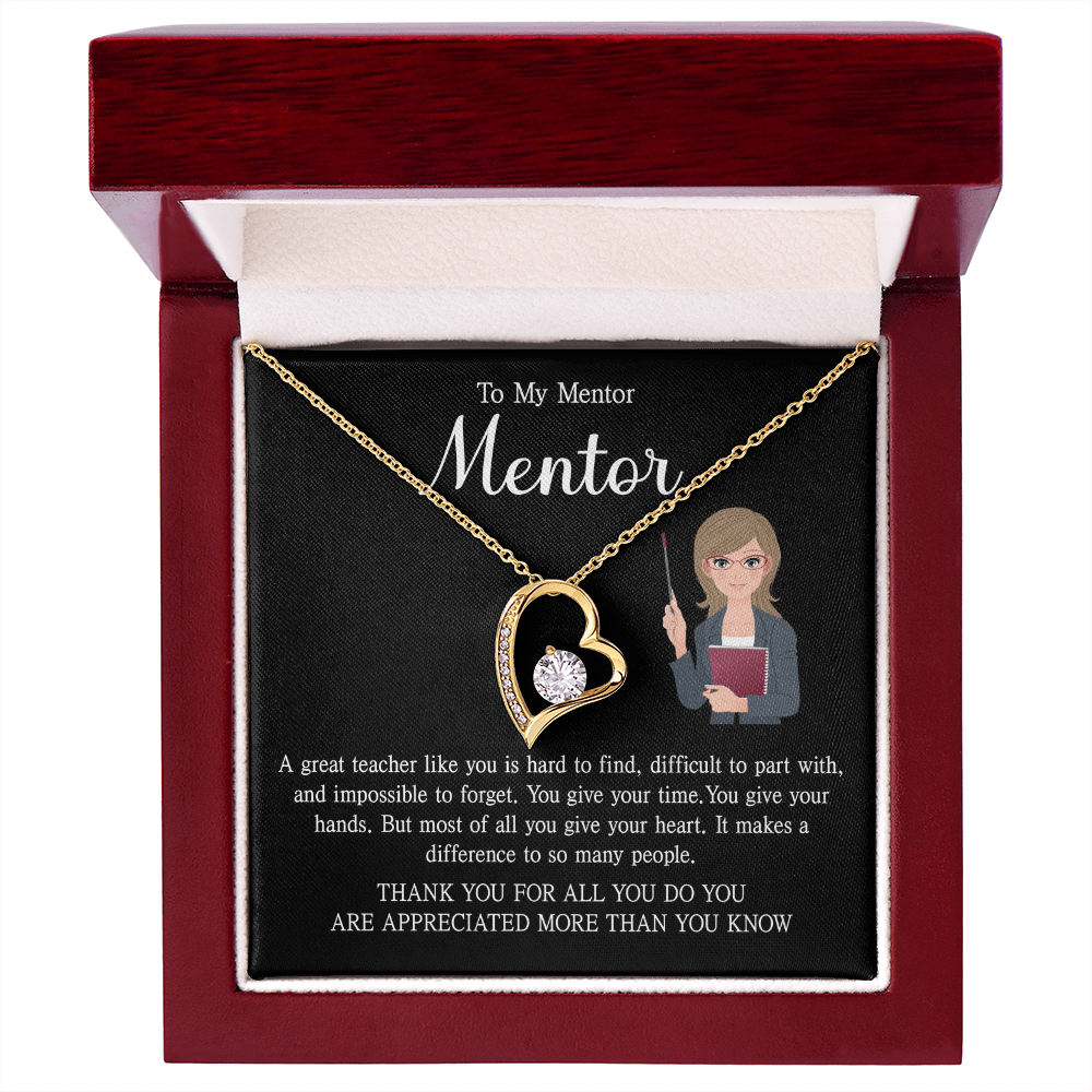 Teacher Birthday Gifts, Forever Love Necklace