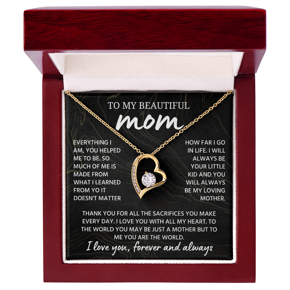 Mom Necklace from Daughter or Son, Birthday Gifts for Mom